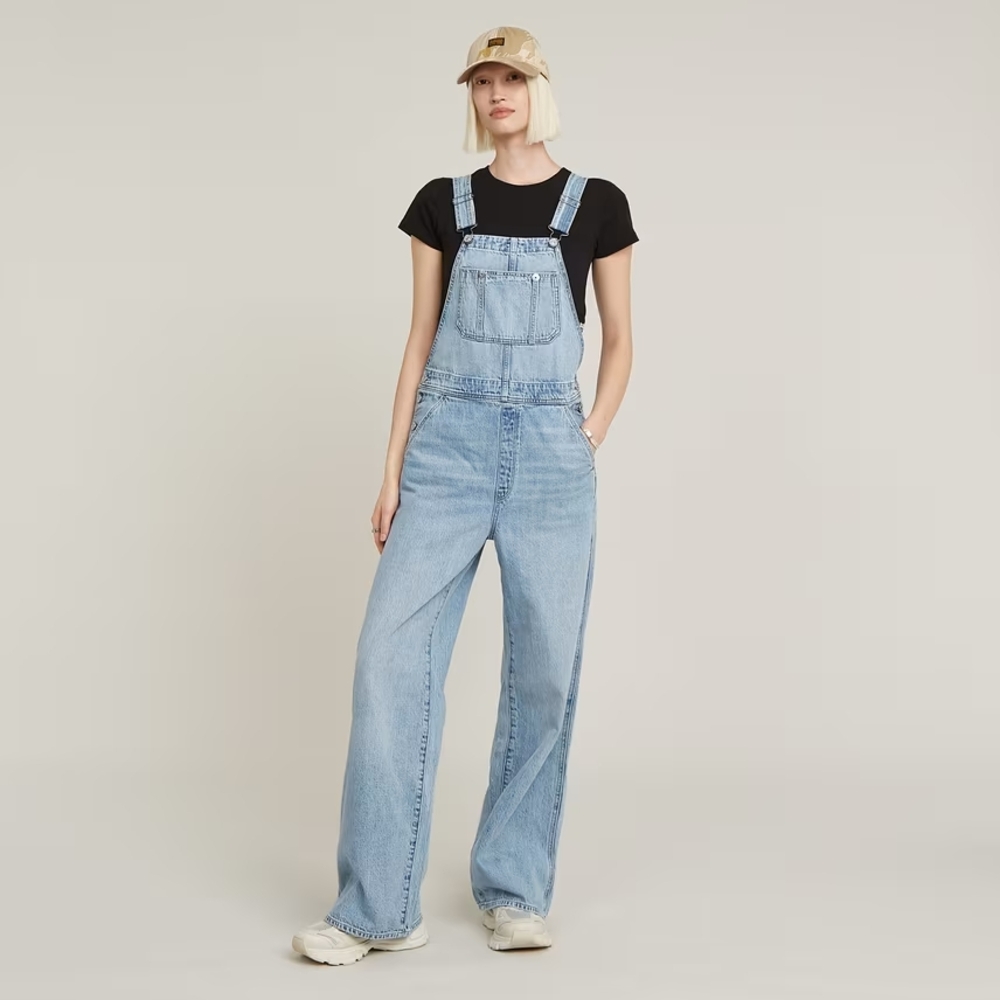 G-Star Straight Leg Dungaree Size Small NWT